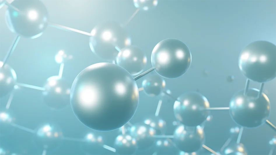 Molekulární struktura symbolizující Palmitoyl Tripeptide-1
