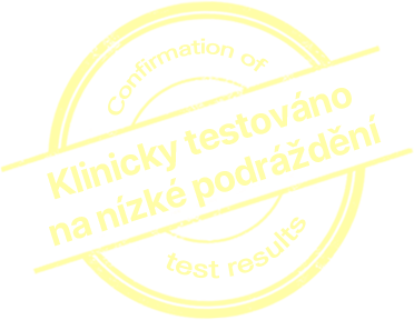 Klinicky testováno – nízké podráždění